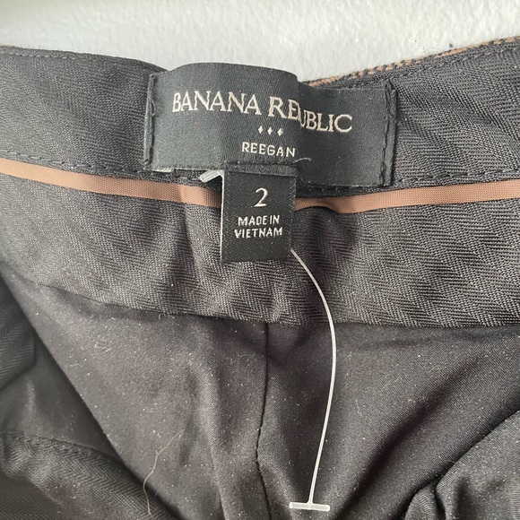 Banana Republic Reegan Straight Leg Wool Trousers Size 2 - Picture 5 of 11